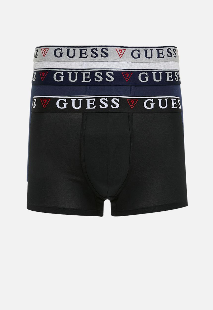 GUESS - Brian hero boxer trunk 3 pack - multi 