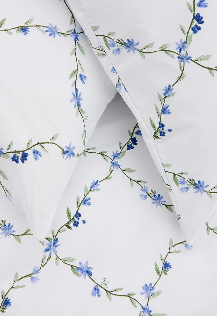 Sixth Floor - Floral Trellis Super Soft Duvet Set - blue