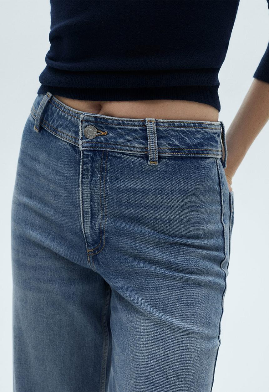 MANGO - Jeans Catherin - Open-Blue