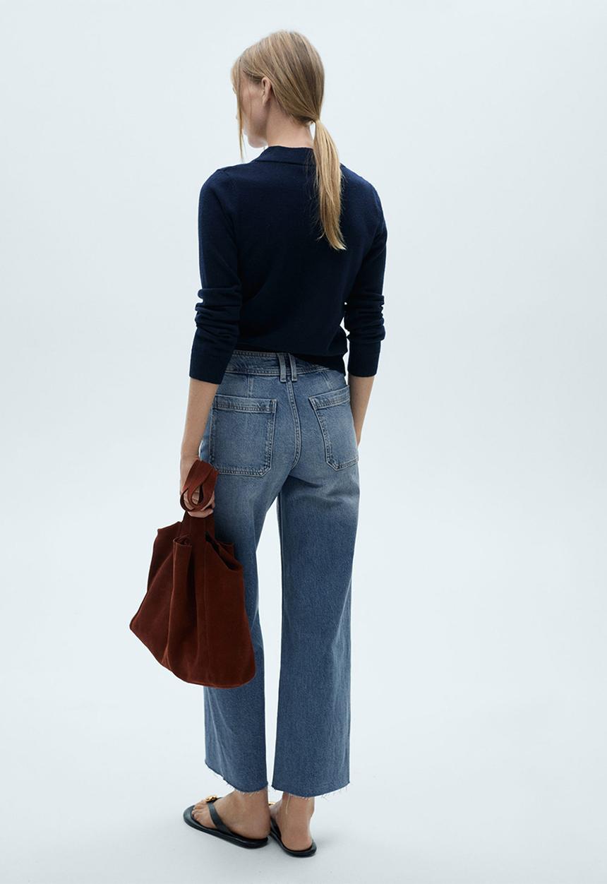 MANGO - Jeans Catherin - Open-Blue
