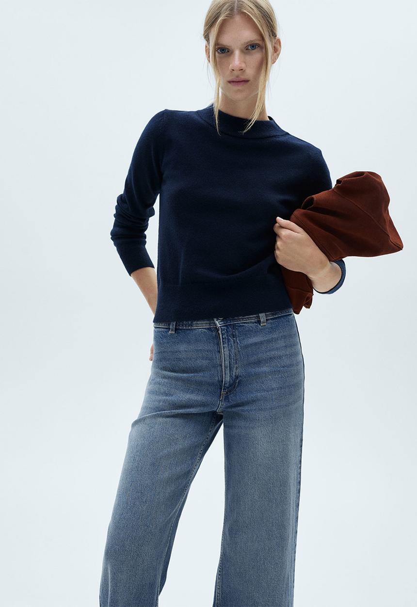 MANGO - Jeans Catherin - Open-Blue