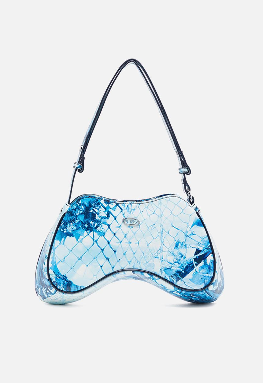 Diesel  - Play shoulder bag - Azure blue