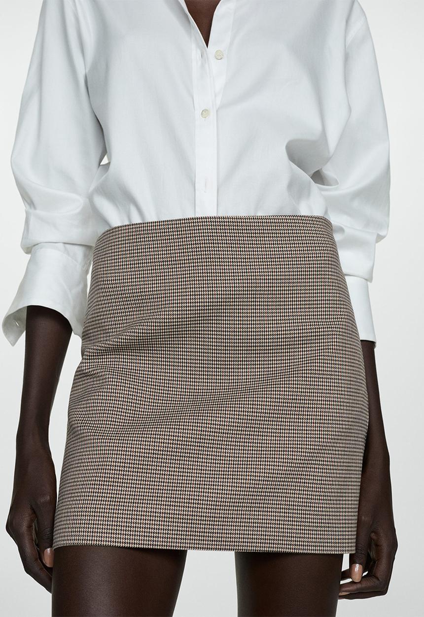 MANGO - Skirt Charlott - Brown