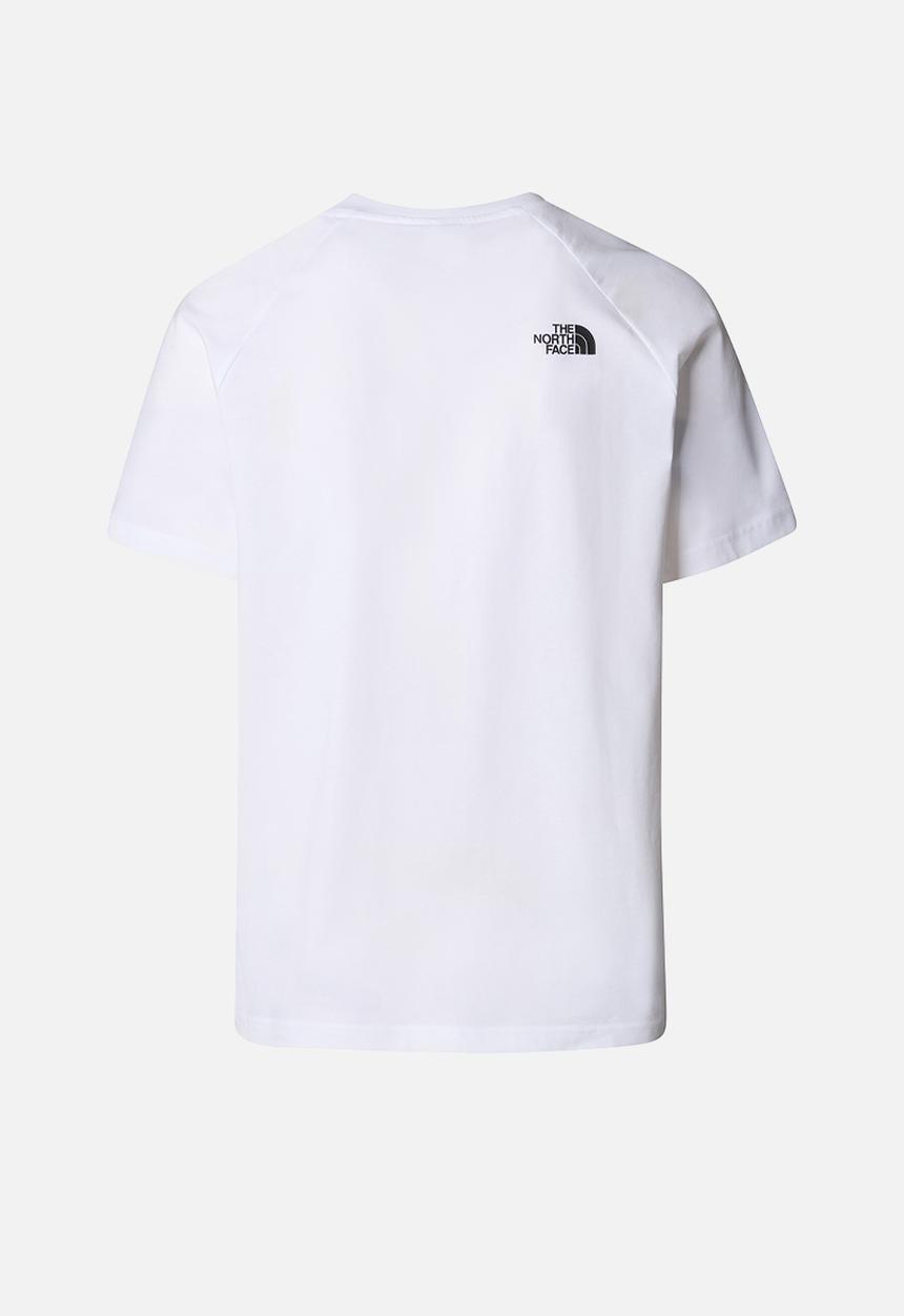 The North Face - M short sleeve raglan redbox tee - tnf white