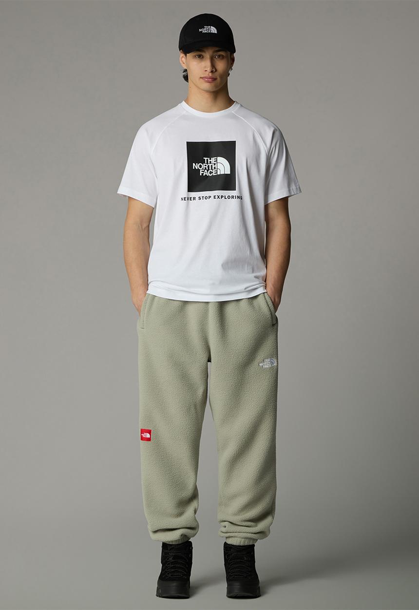 The North Face - M short sleeve raglan redbox tee - tnf white