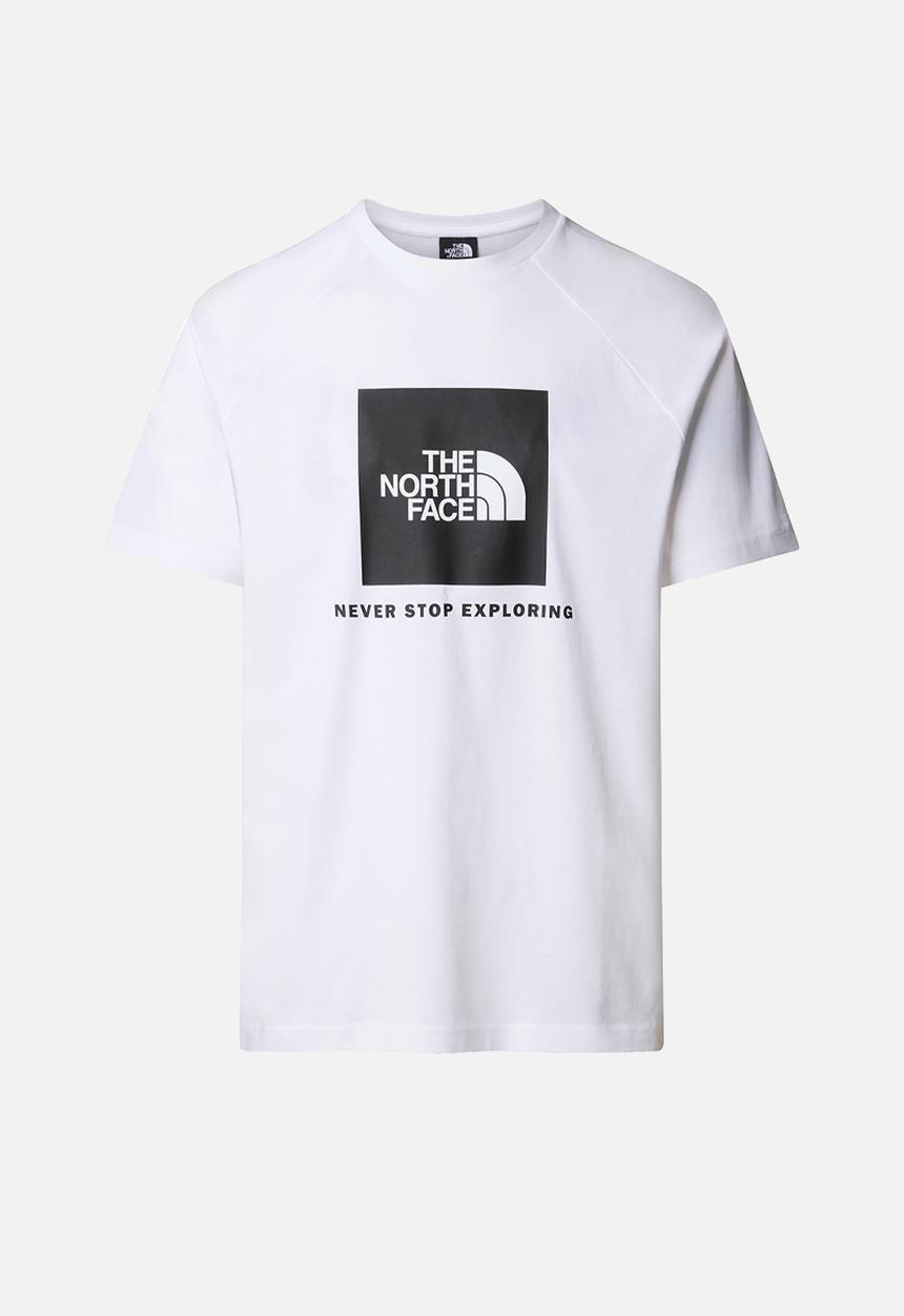 The North Face - M short sleeve raglan redbox tee - tnf white