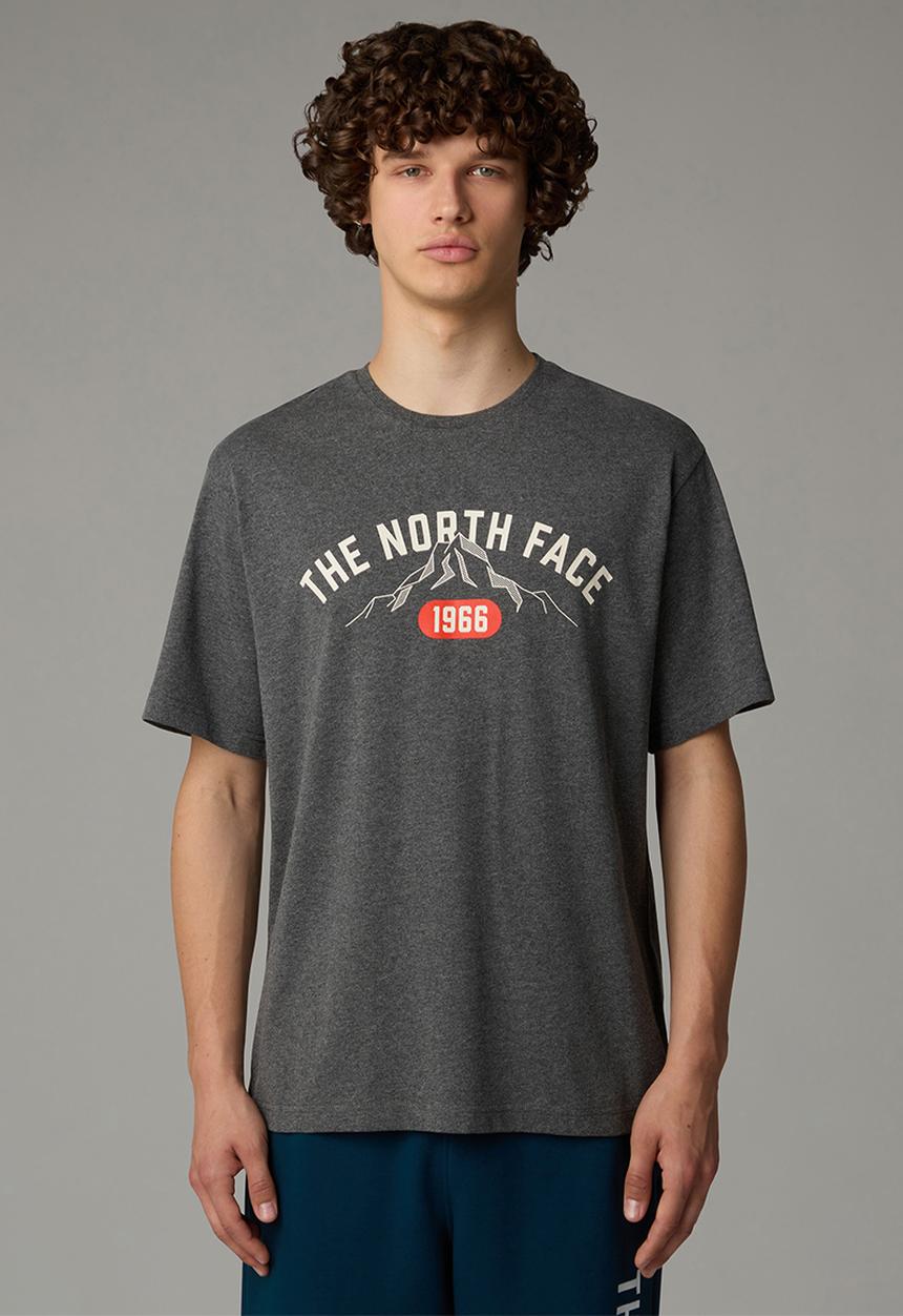 The North Face - M short sleeve tee varsity graphic - tnf medium grey heather 
