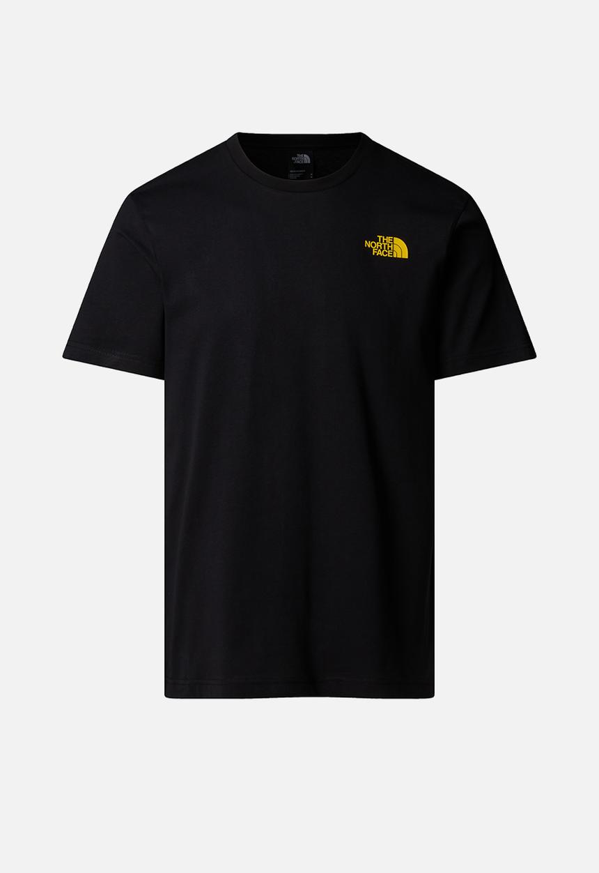 The North Face - M short sleeve collage tee - tnf black-summit gold