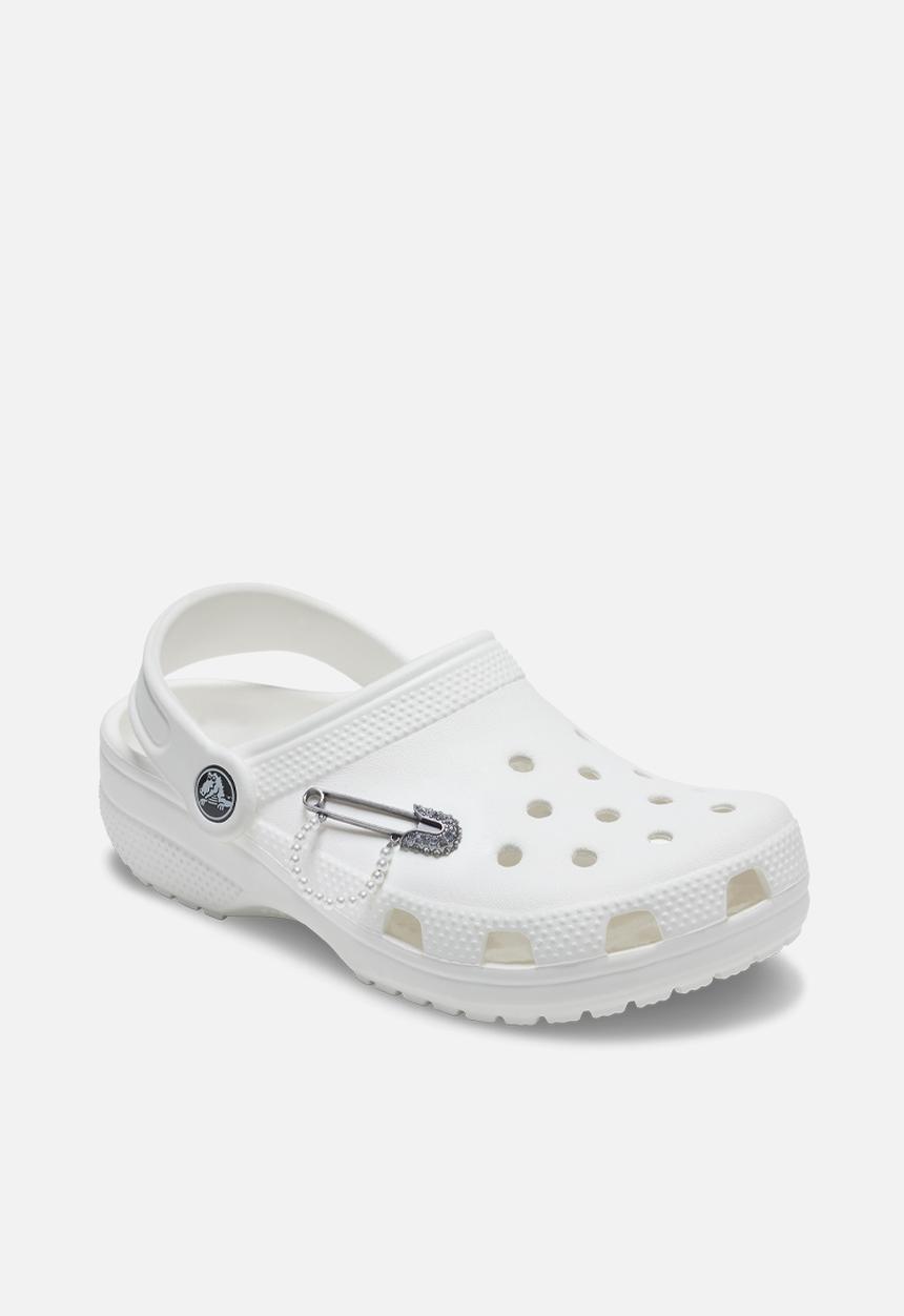 Crocs - Pearl chain safety pin loose - silver 