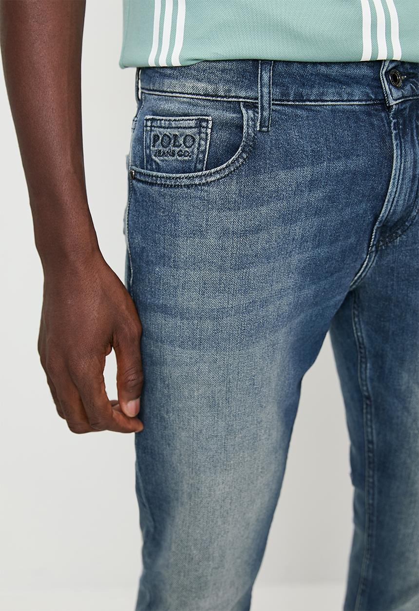 POLO - Mykanos Pjc Slim Leg Denim - Light Wash
