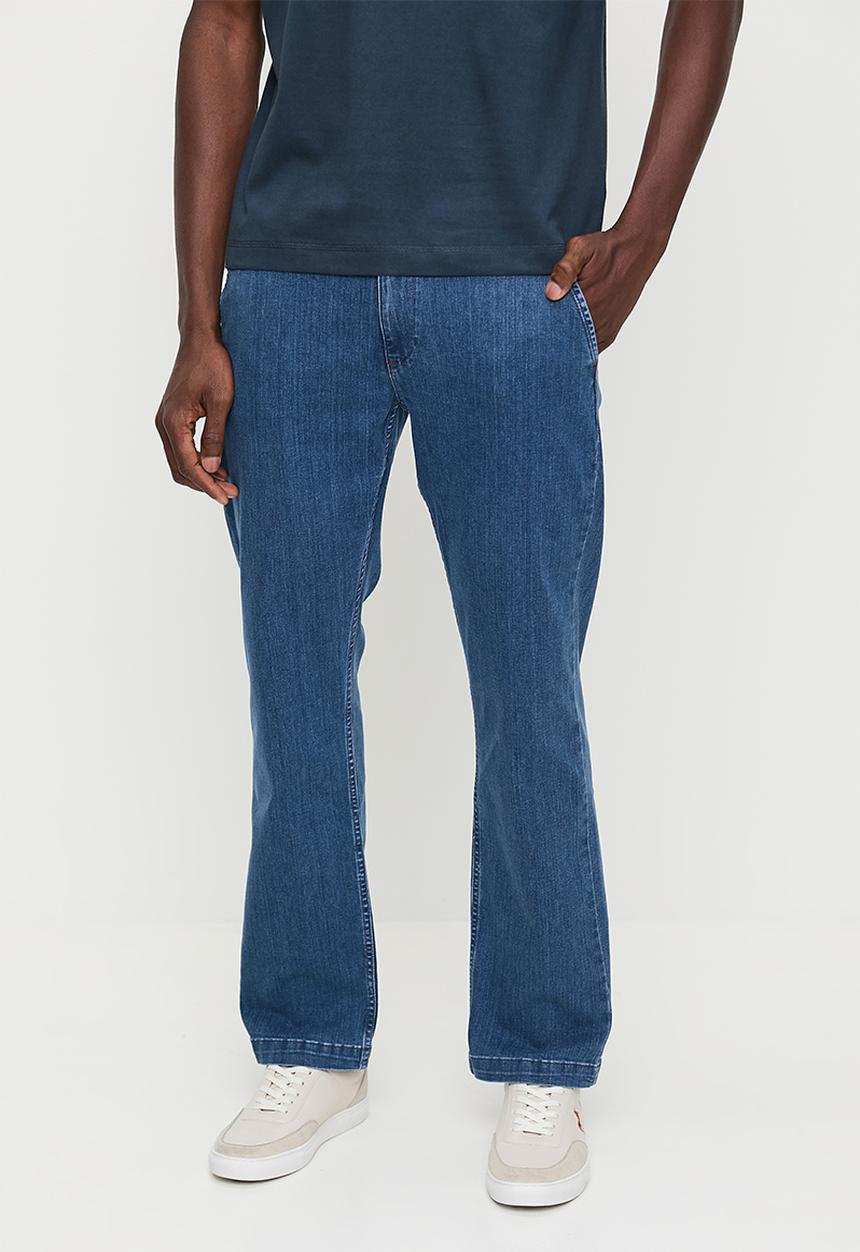 POLO - Adam Quater Slant Straight Leg Denim - Medium Wash