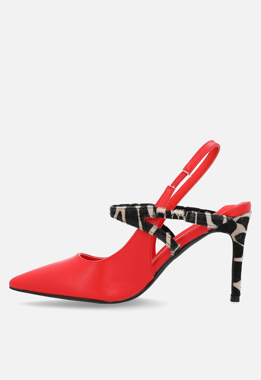 Footwork - Nyala slingback - dark red