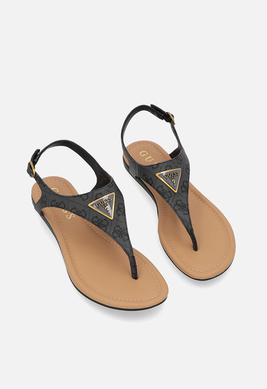 GUESS - Unali Sandal 4G Logo Basique - Coal