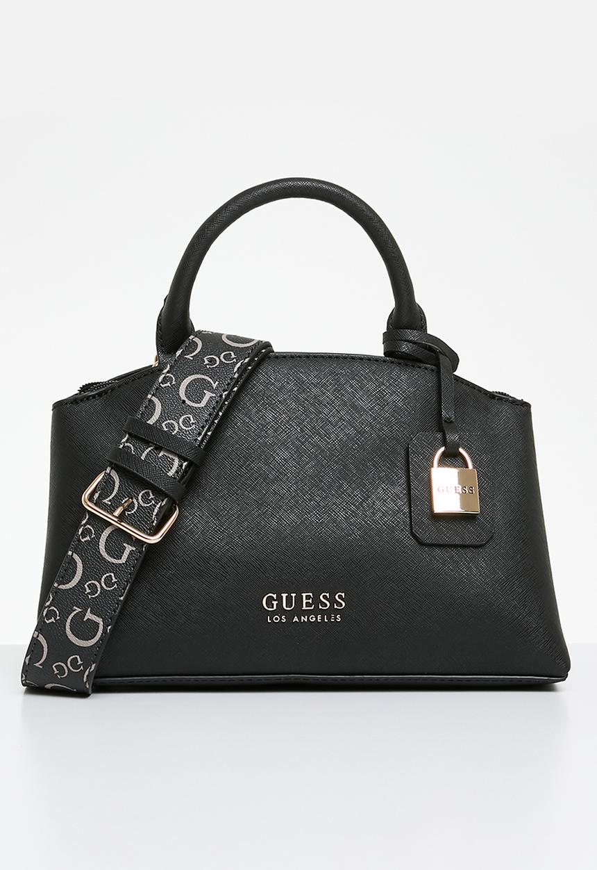 GUESS - Easley small satchel-black