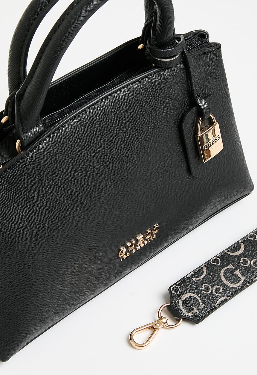 GUESS - Easley small satchel-black
