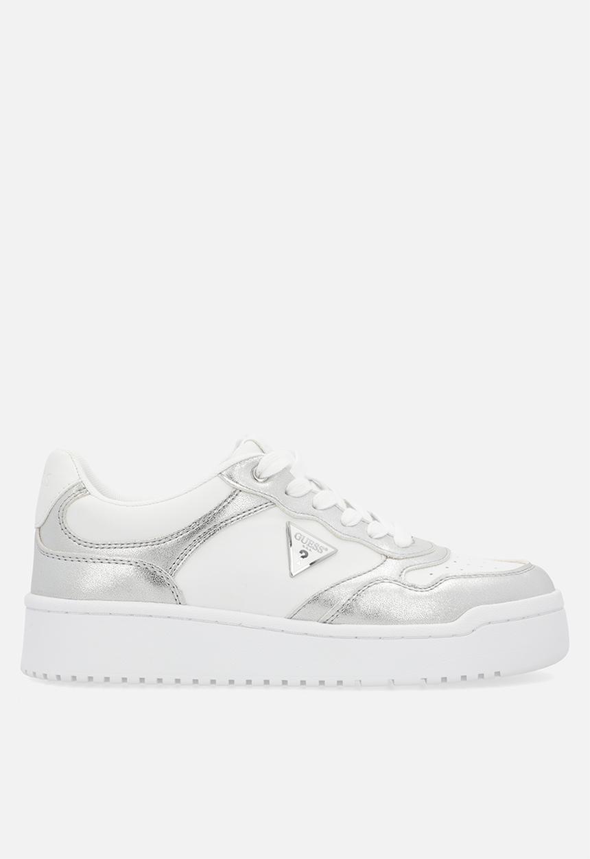 GUESS - Miram Sneaker Sport Luxe Nappa - White / Silver