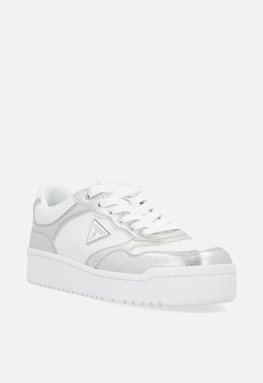 GUESS - Miram Sneaker Sport Luxe Nappa - White / Silver
