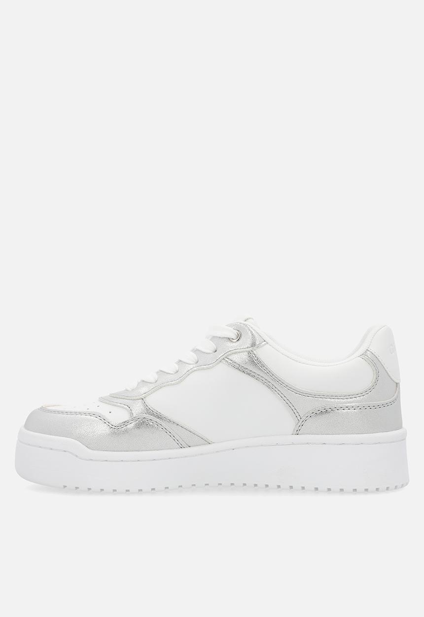 GUESS - Miram Sneaker Sport Luxe Nappa - White / Silver