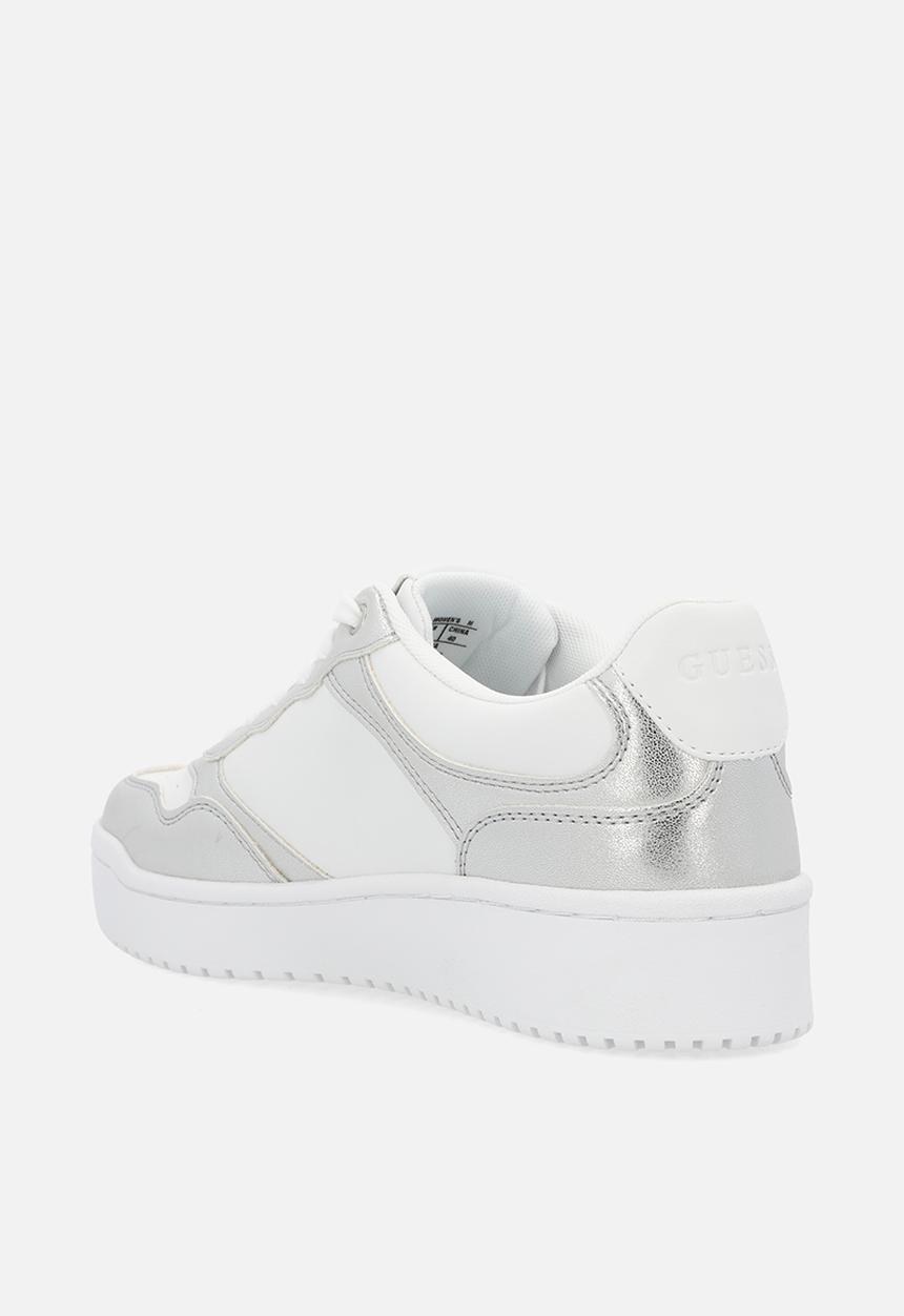 GUESS - Miram Sneaker Sport Luxe Nappa - White / Silver