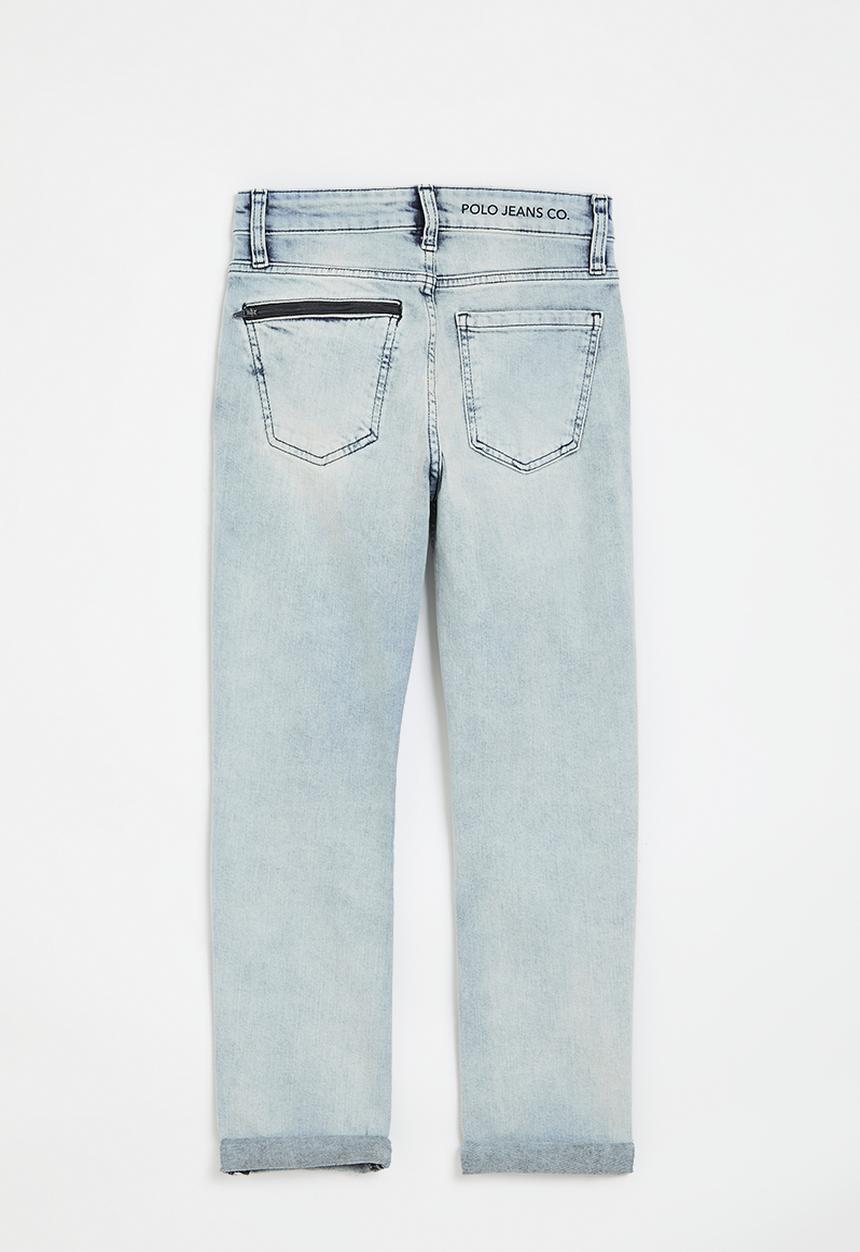 POLO - Boys gavin slim fit jean - light wash