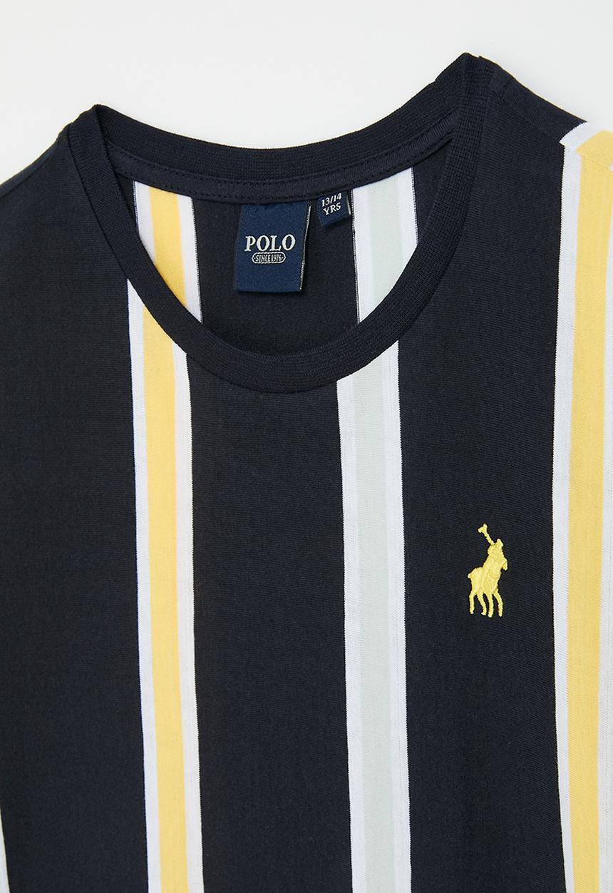 POLO - Boys blake striped tee - navy