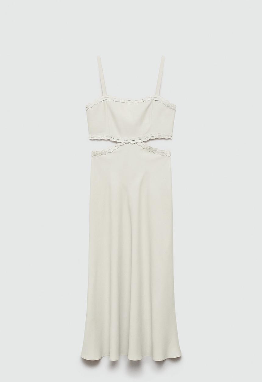 MANGO - Dress Sagaro - Light Beige