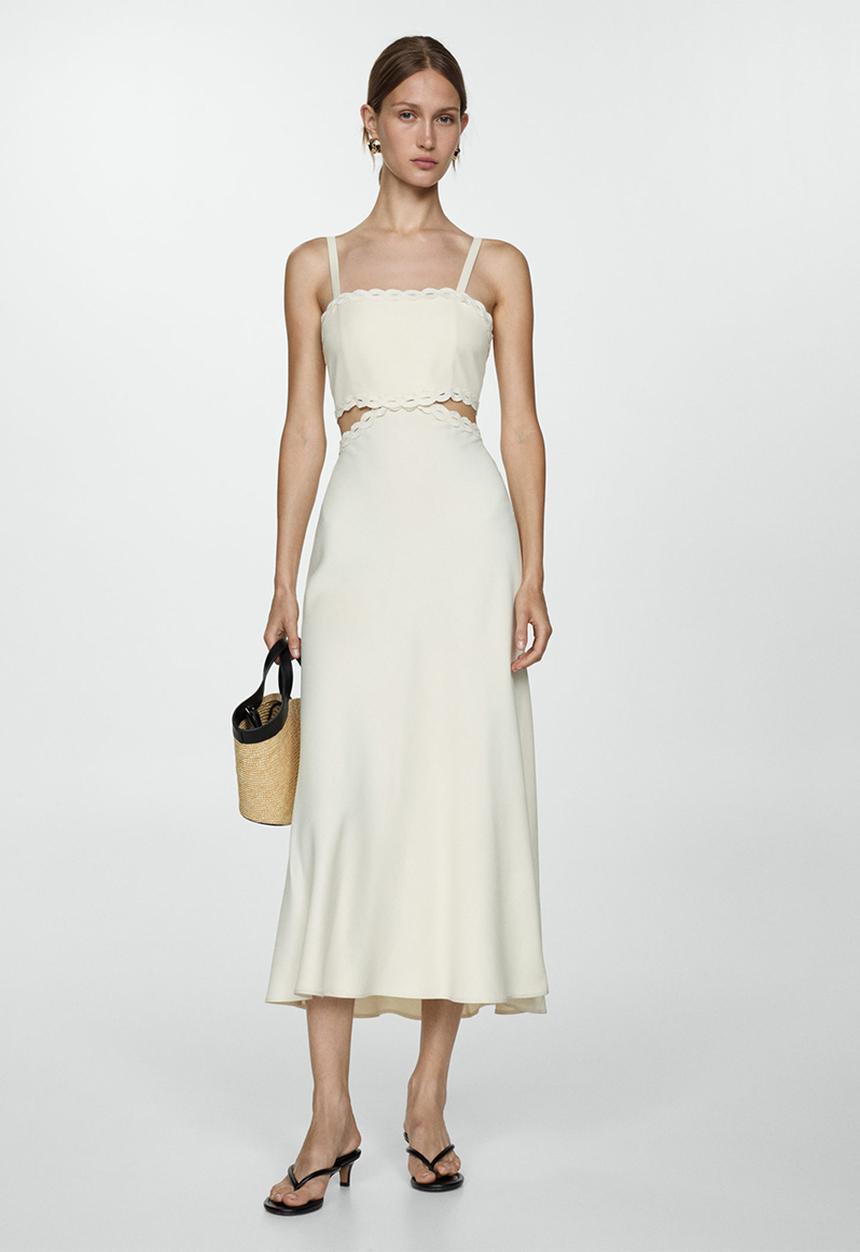 MANGO - Dress Sagaro - Light Beige