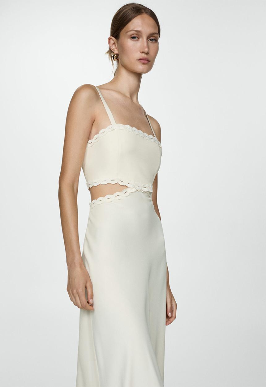 MANGO - Dress Sagaro - Light Beige