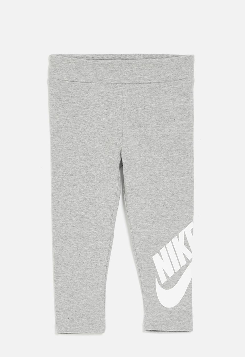 Nike - Nkg club hbr high rise legging - dk grey heather