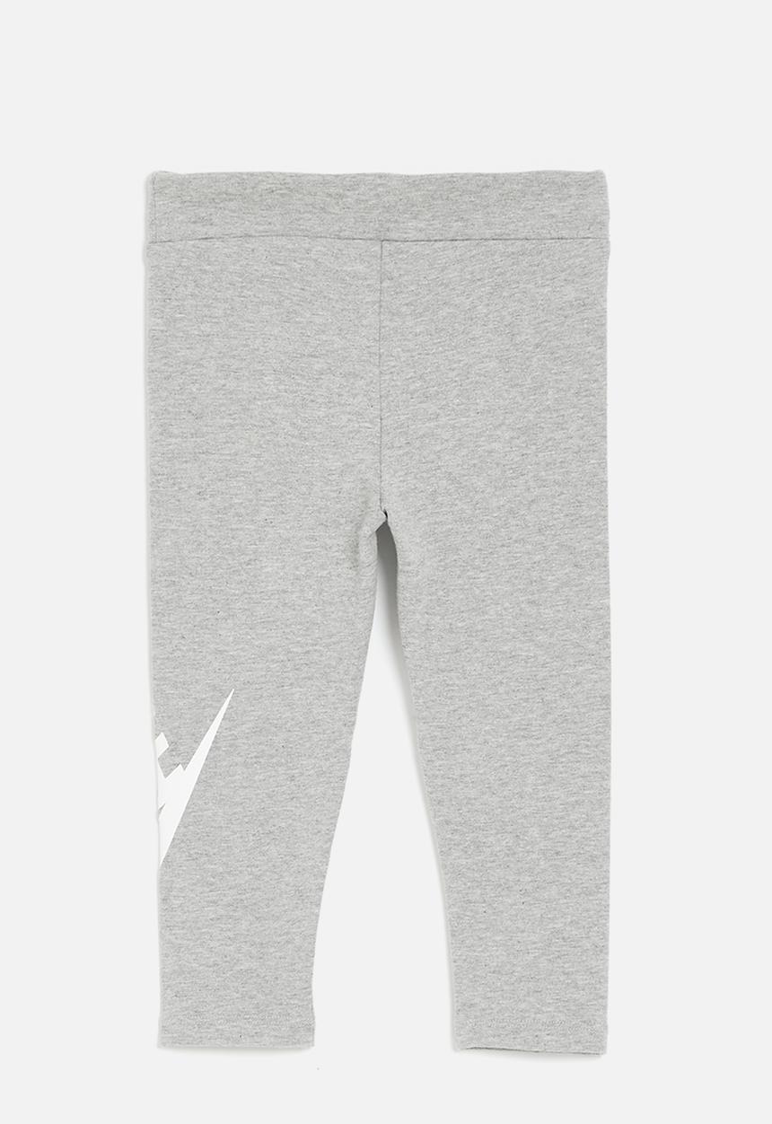 Nike - Nkg club hbr high rise legging - dk grey heather
