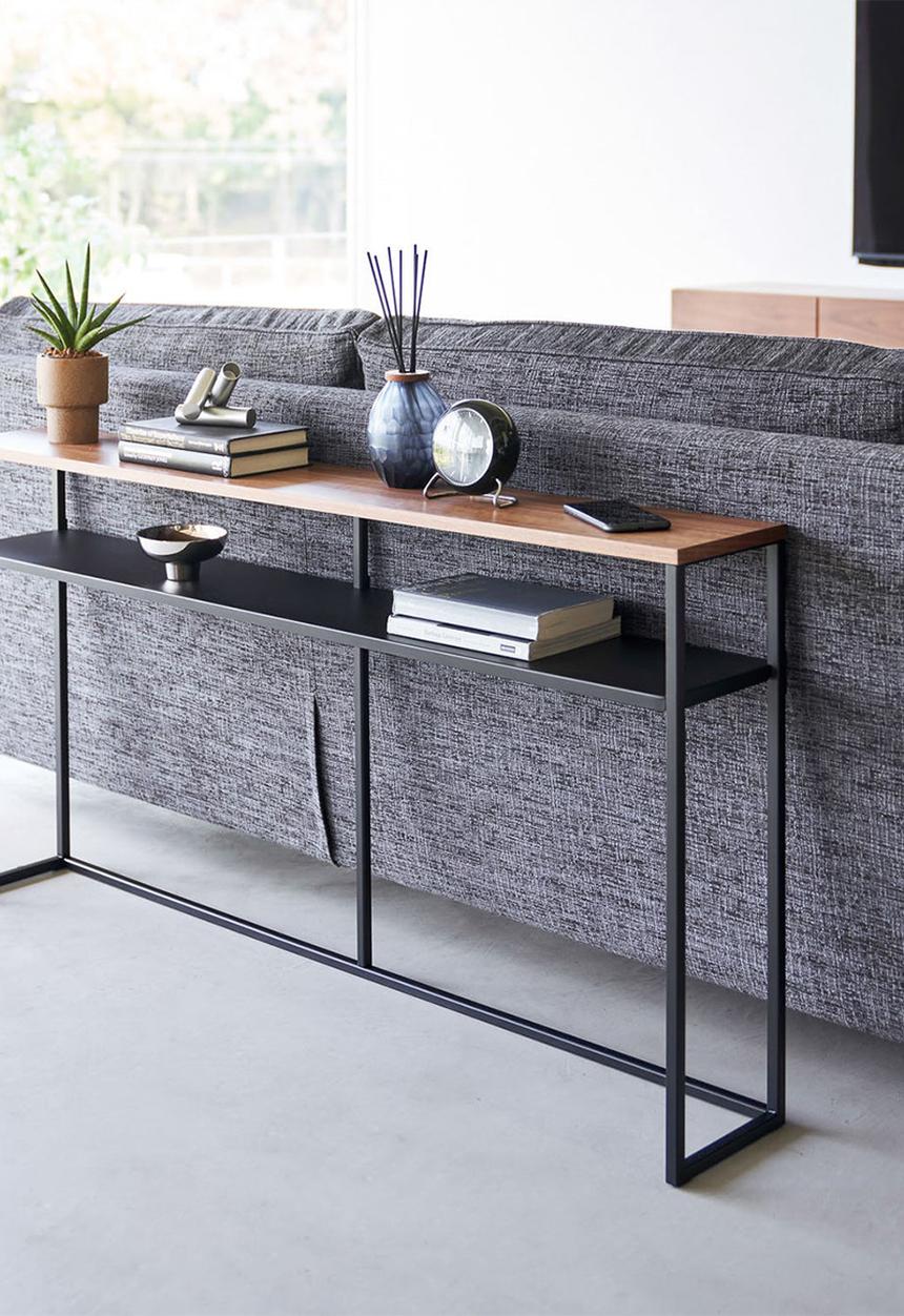 Yamazaki - Console with shelf - black