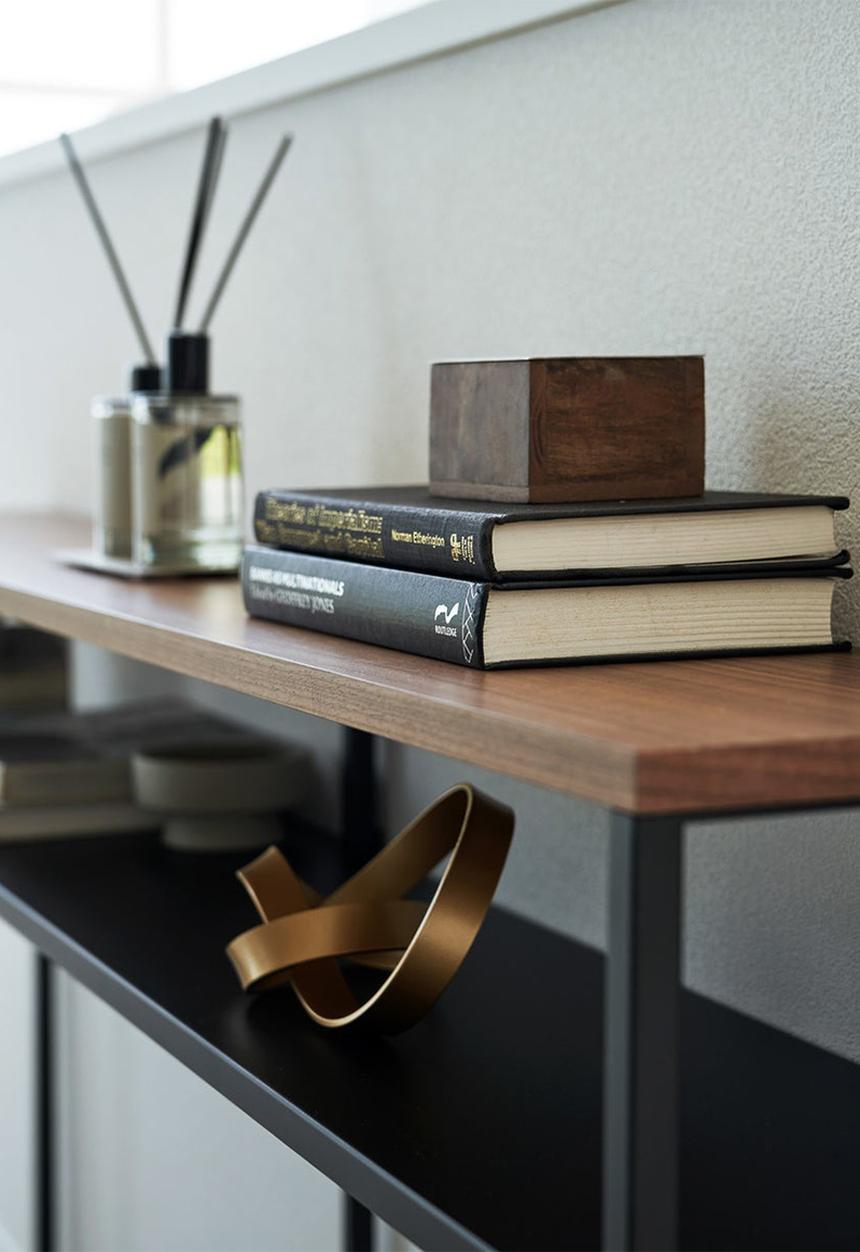 Yamazaki - Console with shelf - black
