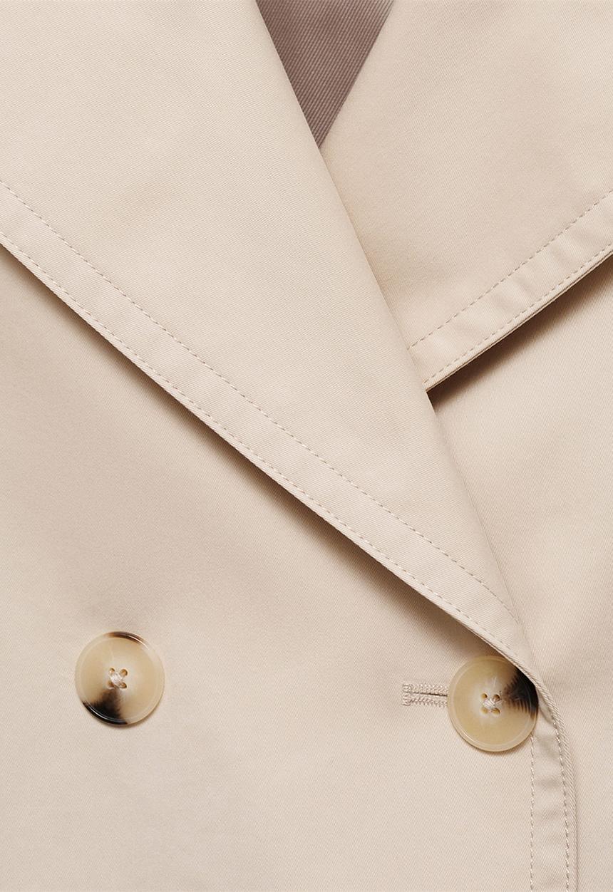 MANGO - Trench coat Lipa - Light Beige