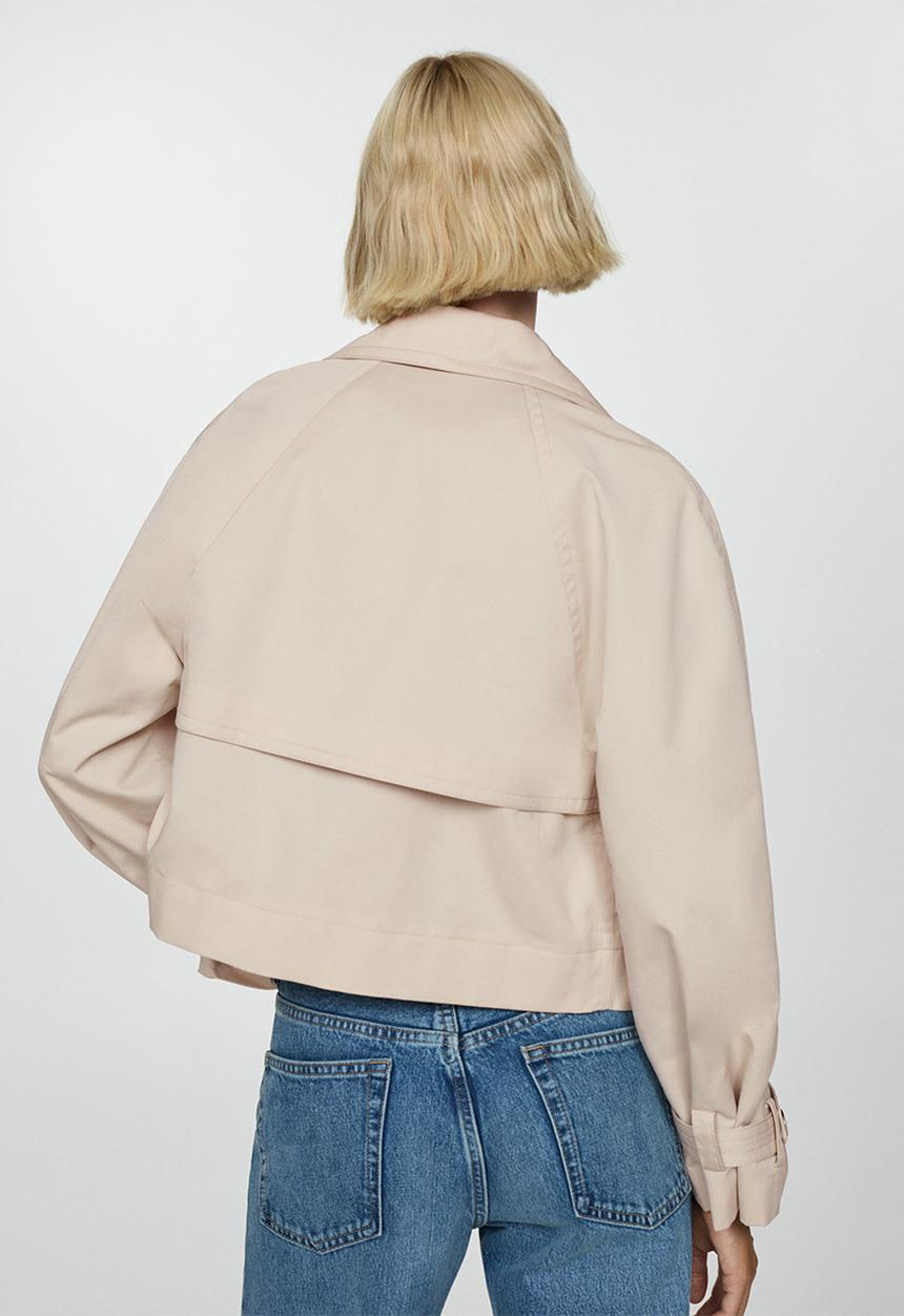 MANGO - Trench coat Lipa - Light Beige