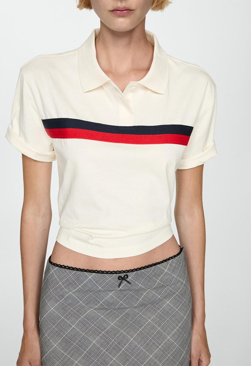 MANGO - Poloshirt Cole - White