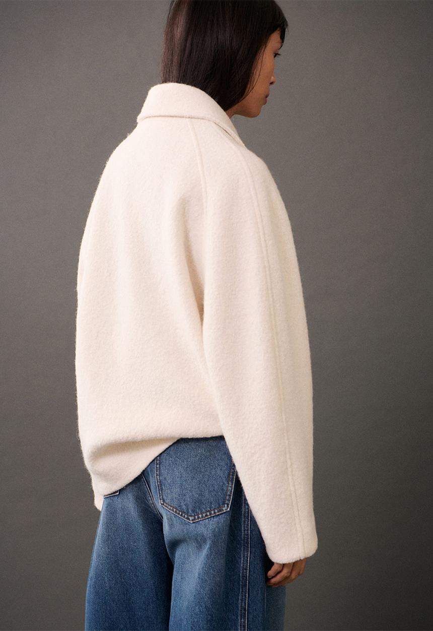 MANGO - Jacket Poesia - Light Beige