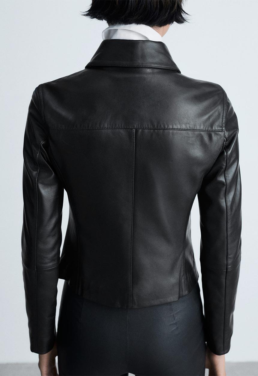 MANGO - Jacket Julia -  Black