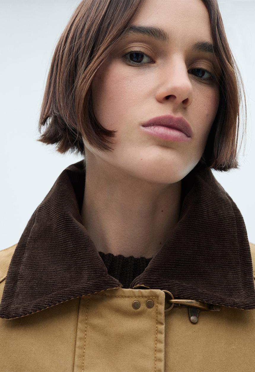 MANGO - Parka Fire - Medium Brown