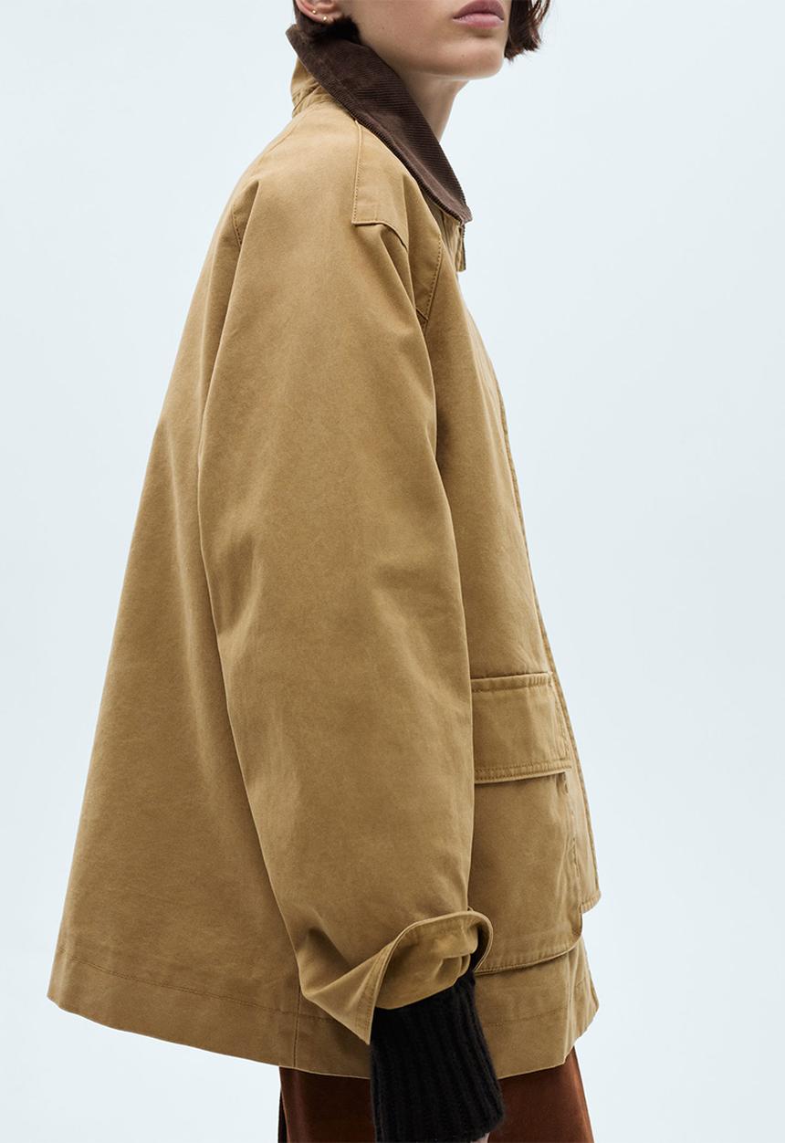 MANGO - Parka Fire - Medium Brown