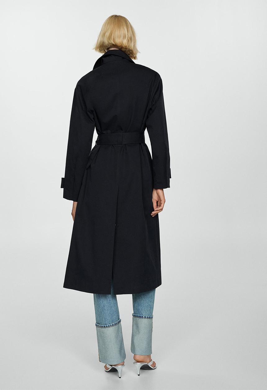 MANGO - Trench coat Angela - Black