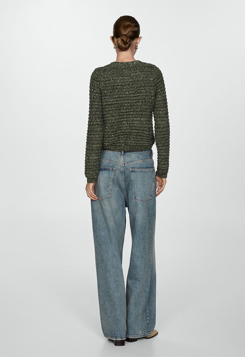 MANGO - Jacket Coquette - Green