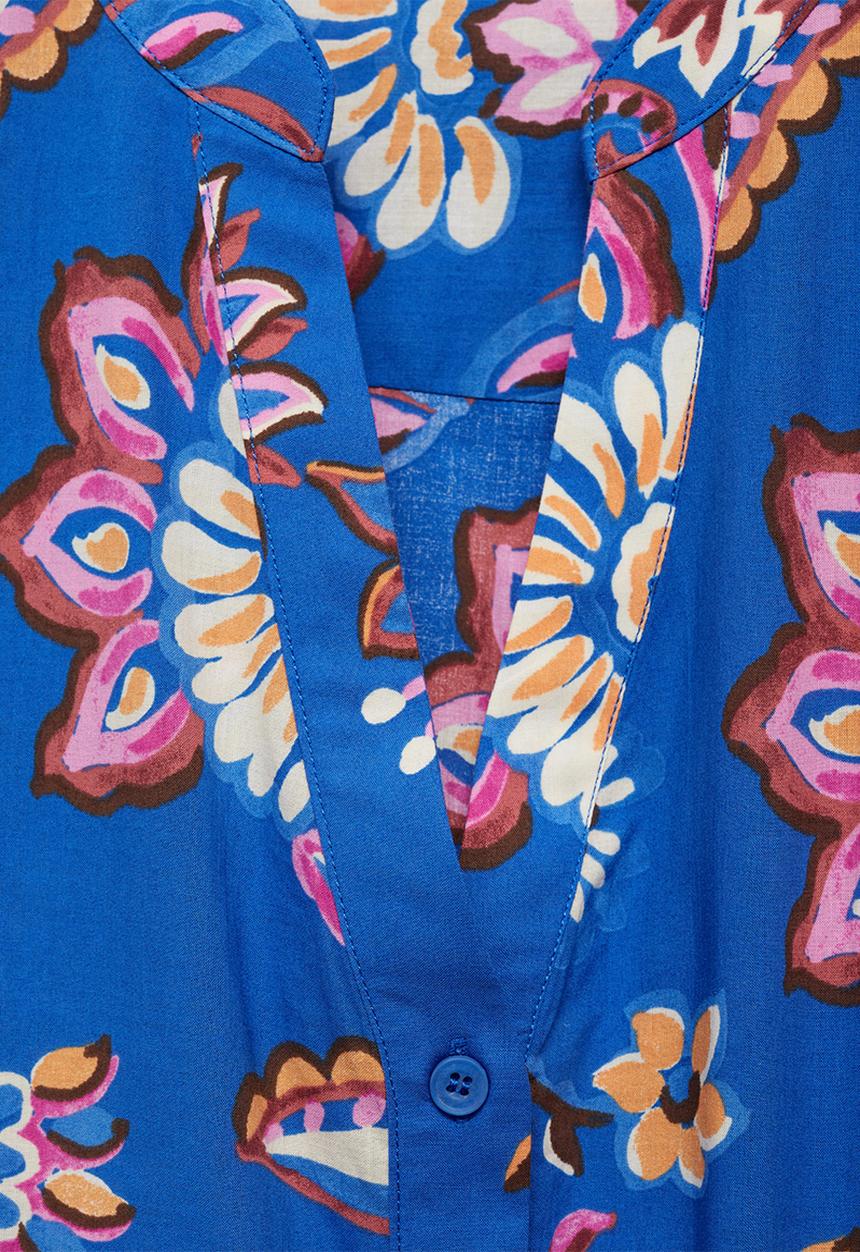 MANGO - Dress lenalong - medium blue