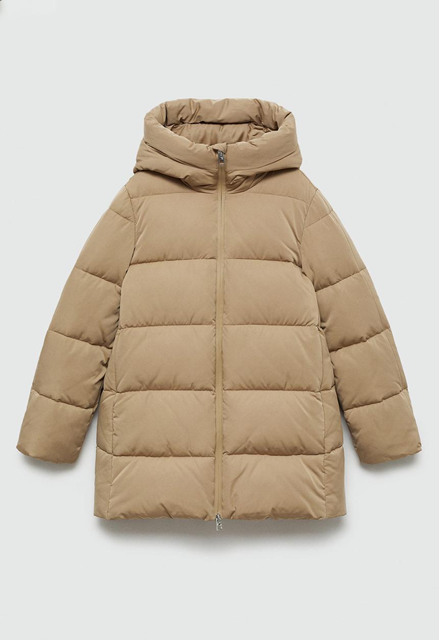 MANGO - Puffer Coat Tokyo - Light Beige
