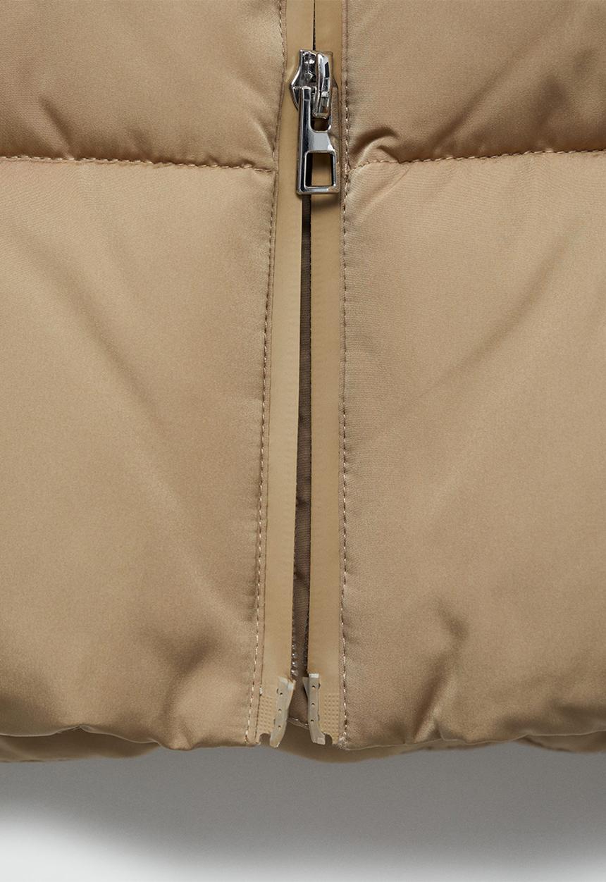 MANGO - Puffer Coat Tokyo - Light Beige