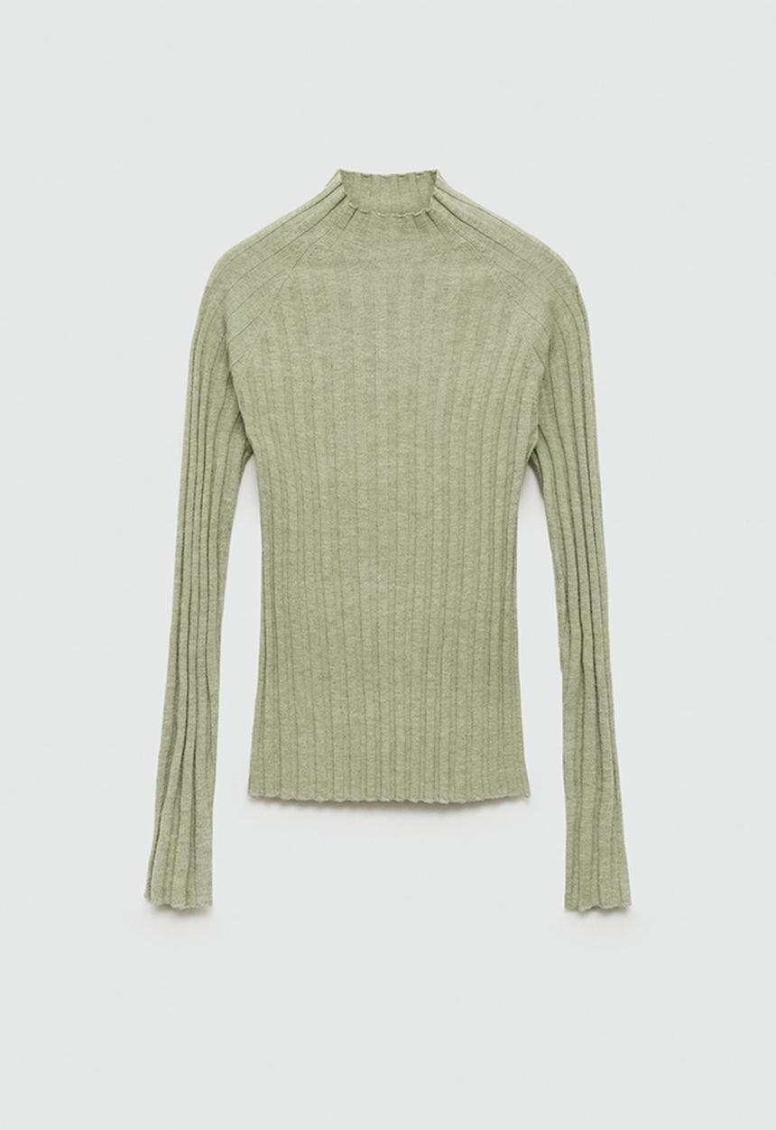 MANGO - Sweater Flurry -  Light/Pastel Green
