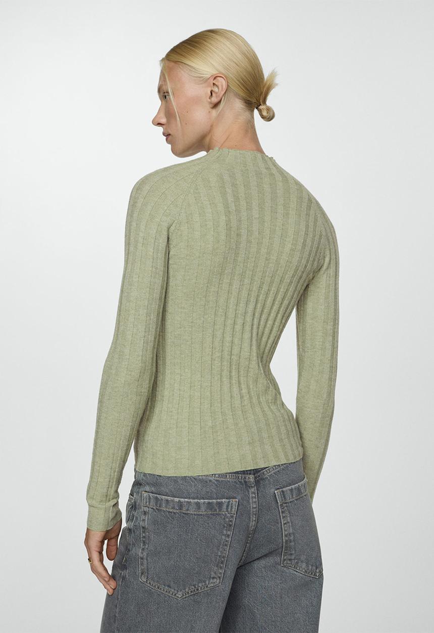 MANGO - Sweater Flurry -  Light/Pastel Green