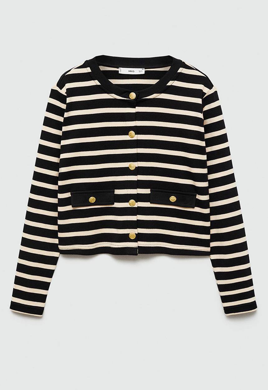 MANGO - Cardigan Porto - Black