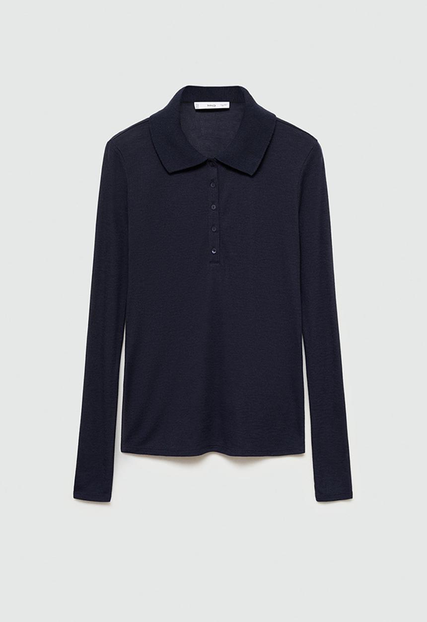 MANGO - Poloshirt Elvis - Navy