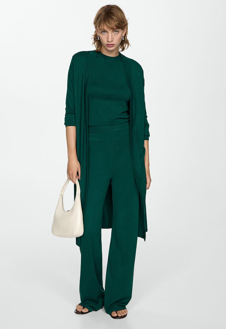 MANGO - Cardigan Almibar - Dark Green