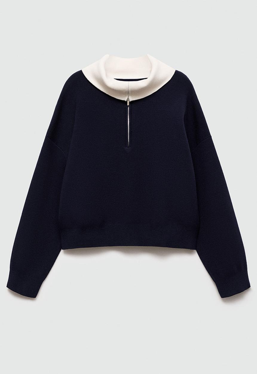 MANGO - Sweater Latas - Navy